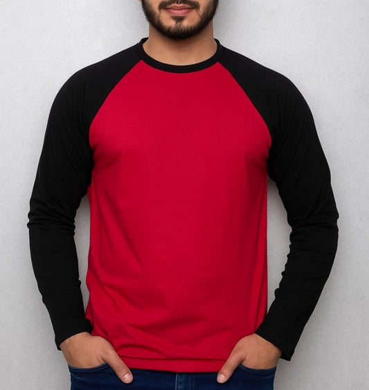 Slim Fit Plain Reglan T-Shirt